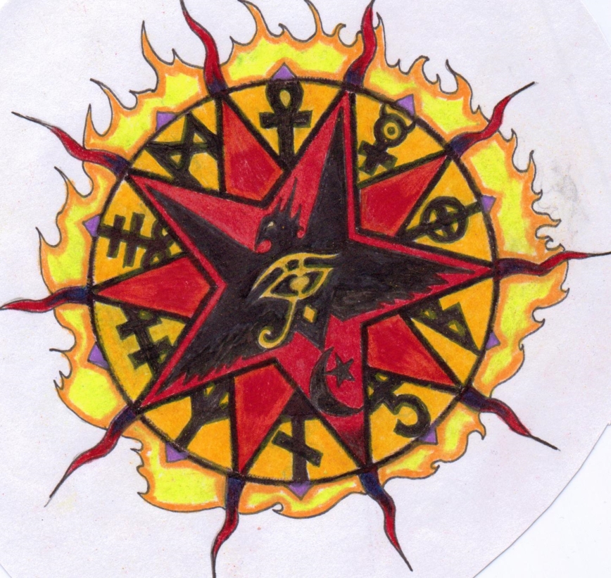 Lucifer's Star Tattoo Design