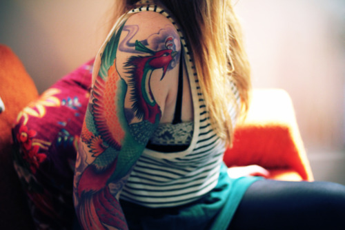 phoenix Tattoos For Girls10