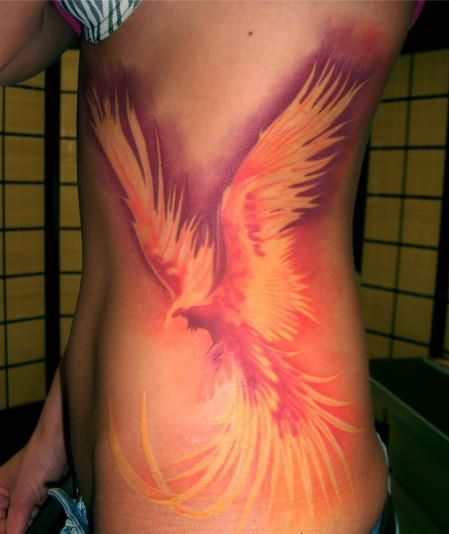 phoenix Tattoos For Girls2