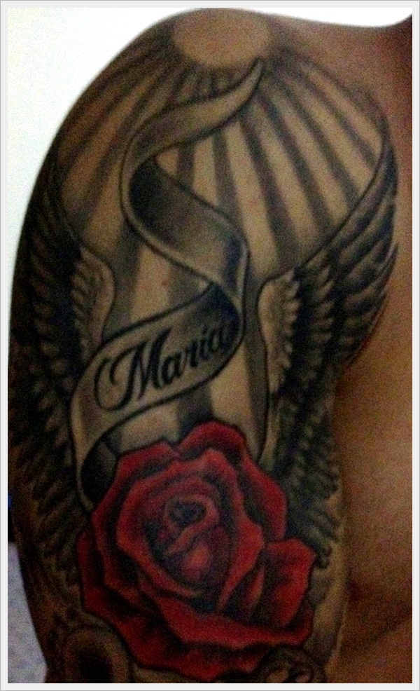 Maria Rose Tattoo Design