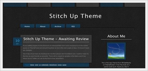 Stitch Up Tumblr Theme