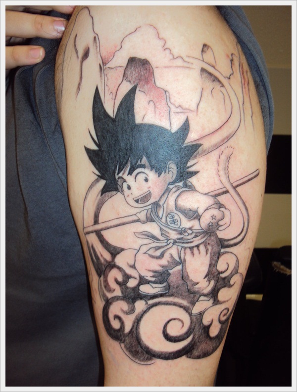 Cool Son Goku Tattoo