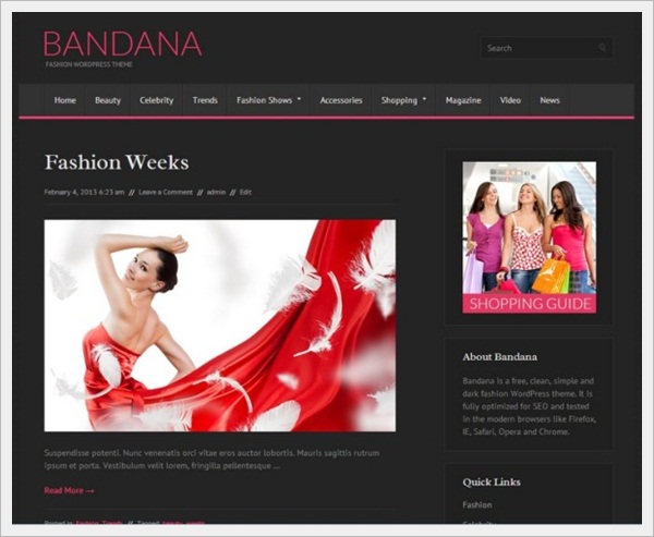 Bandana WordPress Theme