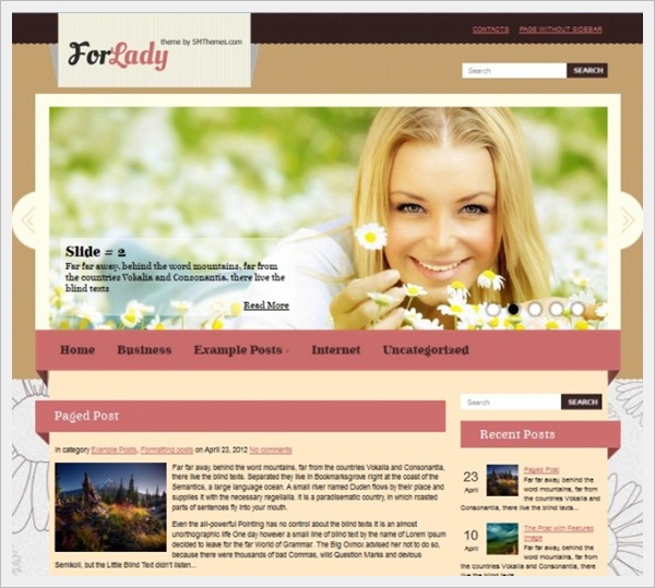 ForLady WordPress Theme