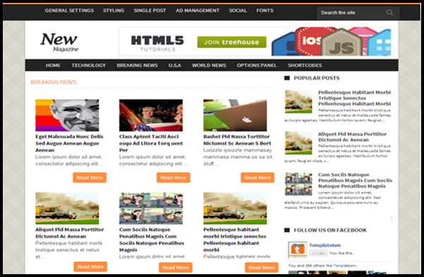 News Magazine Template