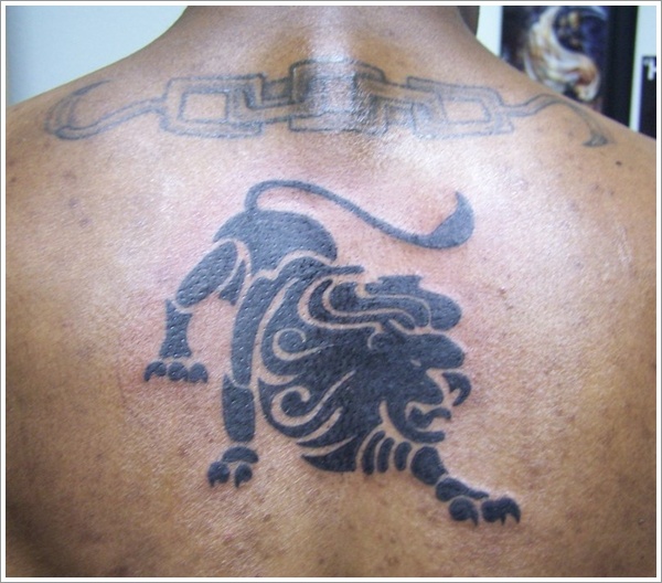 Tribal Loin Tattoo Design (10)