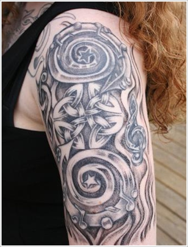 Celtic Half Sleeve Tattoos for Men