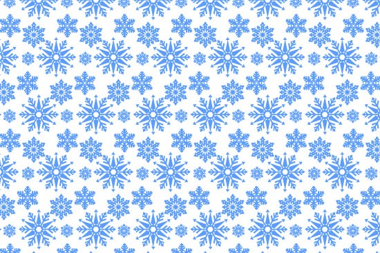 Christmas Snowflake Vector Pattern