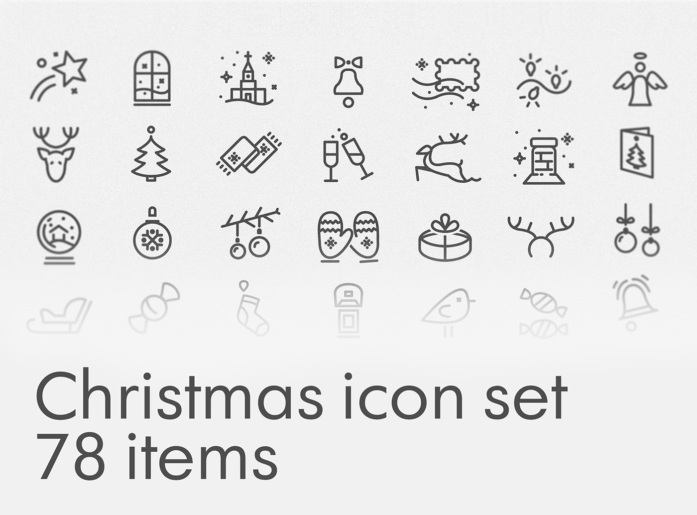 Free Christmas icon set
